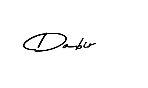 Make a beautiful signature design for name Dabir. With this signature (Asem Kandis PERSONAL USE) style, you can create a handwritten signature for free. Dabir signature style 9 images and pictures png