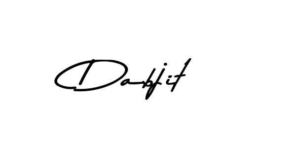 Create a beautiful signature design for name Dabjit. With this signature (Asem Kandis PERSONAL USE) fonts, you can make a handwritten signature for free. Dabjit signature style 9 images and pictures png