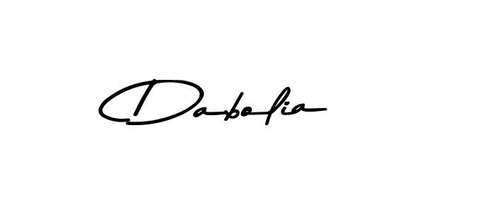 This is the best signature style for the Dabolia name. Also you like these signature font (Asem Kandis PERSONAL USE). Mix name signature. Dabolia signature style 9 images and pictures png