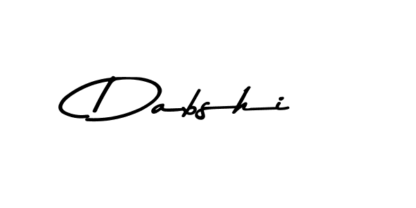 Similarly Asem Kandis PERSONAL USE is the best handwritten signature design. Signature creator online .You can use it as an online autograph creator for name Dabshi. Dabshi signature style 9 images and pictures png