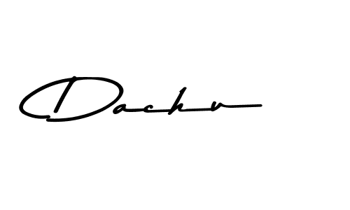 Use a signature maker to create a handwritten signature online. With this signature software, you can design (Asem Kandis PERSONAL USE) your own signature for name Dachu. Dachu signature style 9 images and pictures png