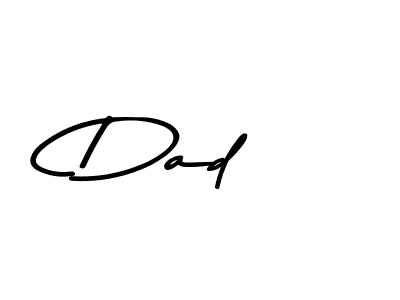 Dad  stylish signature style. Best Handwritten Sign (Asem Kandis PERSONAL USE) for my name. Handwritten Signature Collection Ideas for my name Dad . Dad  signature style 9 images and pictures png