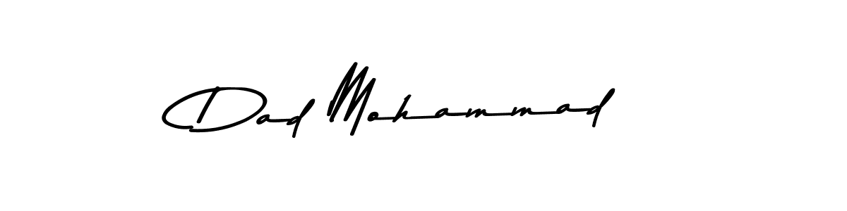 Dad Mohammad stylish signature style. Best Handwritten Sign (Asem Kandis PERSONAL USE) for my name. Handwritten Signature Collection Ideas for my name Dad Mohammad. Dad Mohammad signature style 9 images and pictures png