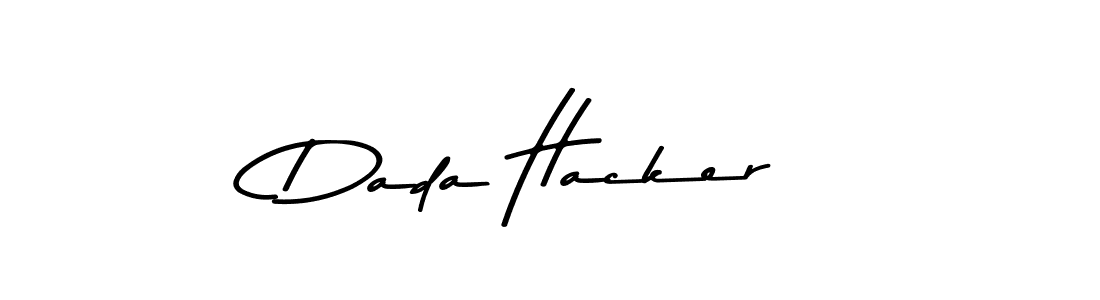 Make a beautiful signature design for name Dada Hacker. Use this online signature maker to create a handwritten signature for free. Dada Hacker signature style 9 images and pictures png