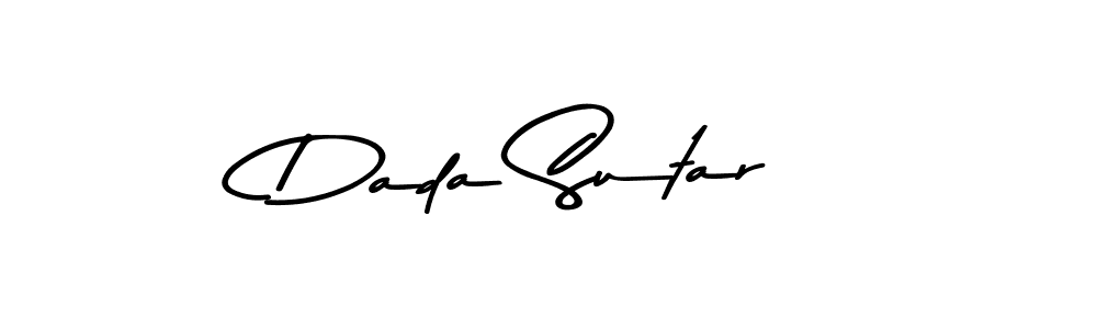 How to make Dada Sutar signature? Asem Kandis PERSONAL USE is a professional autograph style. Create handwritten signature for Dada Sutar name. Dada Sutar signature style 9 images and pictures png