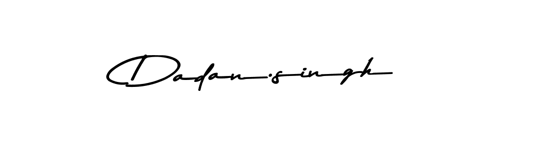 Use a signature maker to create a handwritten signature online. With this signature software, you can design (Asem Kandis PERSONAL USE) your own signature for name Dadan.singh. Dadan.singh signature style 9 images and pictures png