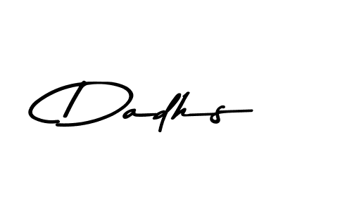 The best way (Asem Kandis PERSONAL USE) to make a short signature is to pick only two or three words in your name. The name Dadhs include a total of six letters. For converting this name. Dadhs signature style 9 images and pictures png