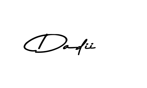 Make a beautiful signature design for name Dadii. With this signature (Asem Kandis PERSONAL USE) style, you can create a handwritten signature for free. Dadii signature style 9 images and pictures png