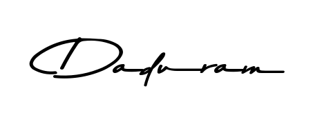 Get inspired by this graceful Asem Kandis PERSONAL USE signature style for name Daduram. Smooth loops and balanced proportions for everyday use. Daduram signature style 9 images and pictures png