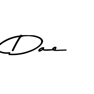 Design your own signature with our free online signature maker. With this signature software, you can create a handwritten (Asem Kandis PERSONAL USE) signature for name Dae. Dae signature style 9 images and pictures png