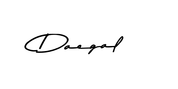 Use a signature maker to create a handwritten signature online. With this signature software, you can design (Asem Kandis PERSONAL USE) your own signature for name Daegal. Daegal signature style 9 images and pictures png