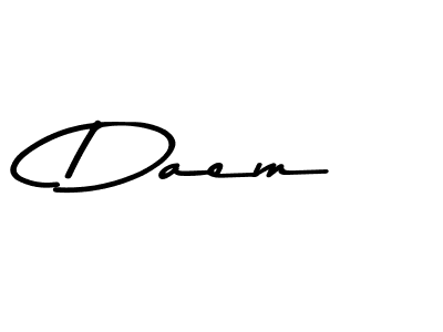 The best way (Asem Kandis PERSONAL USE) to make a short signature is to pick only two or three words in your name. The name Daem include a total of six letters. For converting this name. Daem signature style 9 images and pictures png