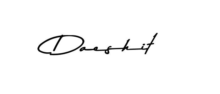 Make a beautiful signature design for name Daeshit. With this signature (Asem Kandis PERSONAL USE) style, you can create a handwritten signature for free. Daeshit signature style 9 images and pictures png