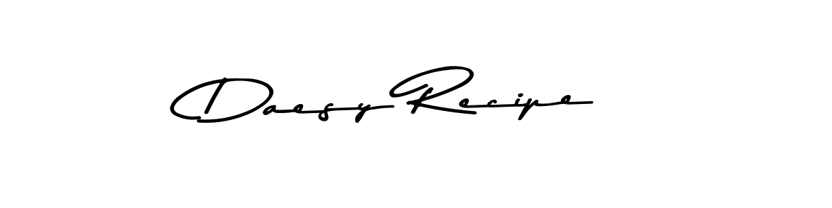 Make a beautiful signature design for name Daesy Recipe. With this signature (Asem Kandis PERSONAL USE) style, you can create a handwritten signature for free. Daesy Recipe signature style 9 images and pictures png