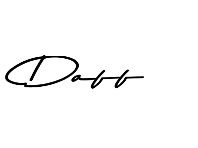 Also we have Daff name is the best signature style. Create professional handwritten signature collection using Asem Kandis PERSONAL USE autograph style. Daff signature style 9 images and pictures png