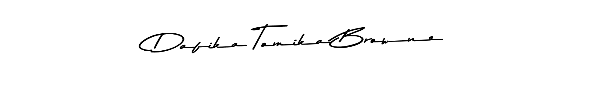 Use a signature maker to create a handwritten signature online. With this signature software, you can design (Asem Kandis PERSONAL USE) your own signature for name Dafika Tomika Browne. Dafika Tomika Browne signature style 9 images and pictures png