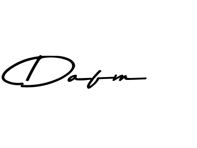 How to make Dafm name signature. Use Asem Kandis PERSONAL USE style for creating short signs online. This is the latest handwritten sign. Dafm signature style 9 images and pictures png