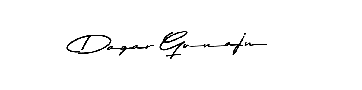 Make a beautiful signature design for name Dagar Gunajn. With this signature (Asem Kandis PERSONAL USE) style, you can create a handwritten signature for free. Dagar Gunajn signature style 9 images and pictures png