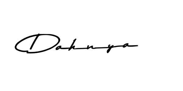 Use a signature maker to create a handwritten signature online. With this signature software, you can design (Asem Kandis PERSONAL USE) your own signature for name Dahnya. Dahnya signature style 9 images and pictures png