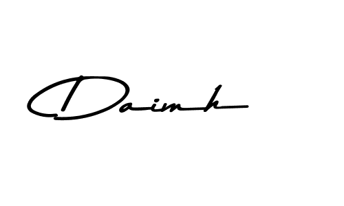 How to make Daimh signature? Asem Kandis PERSONAL USE is a professional autograph style. Create handwritten signature for Daimh name. Daimh signature style 9 images and pictures png