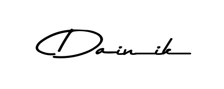 Quickly download Dainik name signature in high-resolution PNG using Asem Kandis PERSONAL USE style. Ready to insert into PDFs and online applications. Dainik signature style 9 images and pictures png