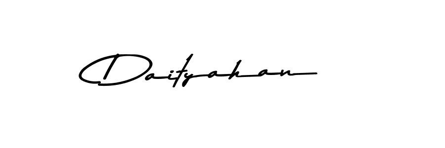The best way (Asem Kandis PERSONAL USE) to make a short signature is to pick only two or three words in your name. The name Daityahan include a total of six letters. For converting this name. Daityahan signature style 9 images and pictures png