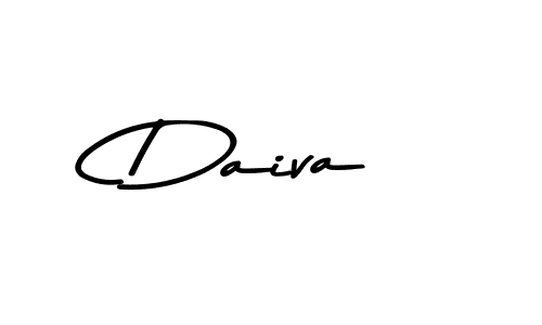 Create a beautiful signature design for name Daiva. With this signature (Asem Kandis PERSONAL USE) fonts, you can make a handwritten signature for free. Daiva signature style 9 images and pictures png