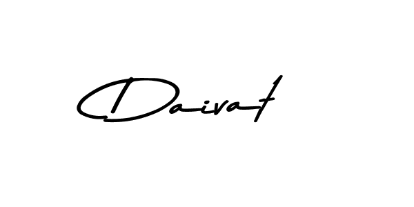 How to make Daivat signature? Asem Kandis PERSONAL USE is a professional autograph style. Create handwritten signature for Daivat name. Daivat signature style 9 images and pictures png