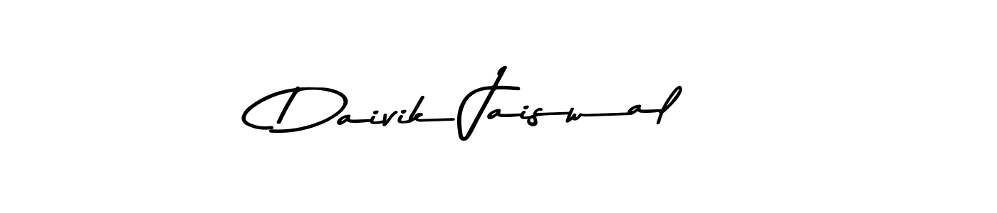 Daivik Jaiswal stylish signature style. Best Handwritten Sign (Asem Kandis PERSONAL USE) for my name. Handwritten Signature Collection Ideas for my name Daivik Jaiswal. Daivik Jaiswal signature style 9 images and pictures png