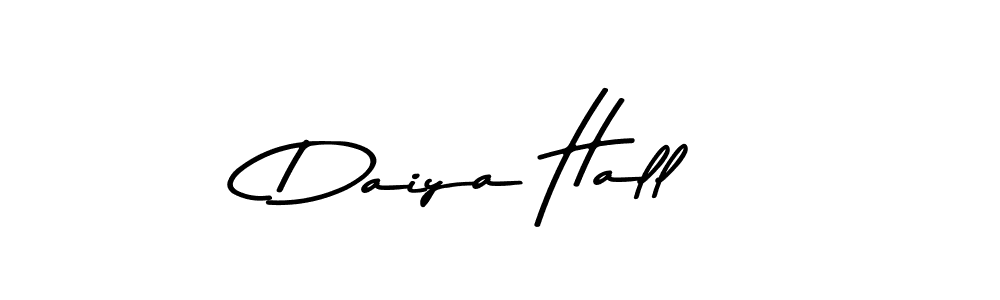 Design your own signature with our free online signature maker. With this signature software, you can create a handwritten (Asem Kandis PERSONAL USE) signature for name Daiya Hall. Daiya Hall signature style 9 images and pictures png