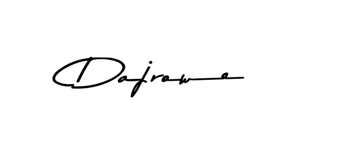 How to make Dajrowe signature? Asem Kandis PERSONAL USE is a professional autograph style. Create handwritten signature for Dajrowe name. Dajrowe signature style 9 images and pictures png