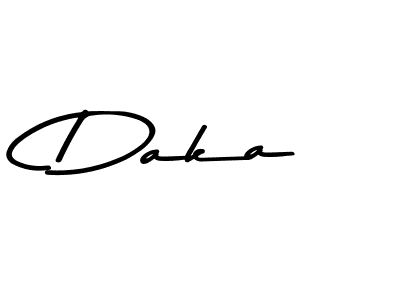 How to make Daka signature? Asem Kandis PERSONAL USE is a professional autograph style. Create handwritten signature for Daka name. Daka signature style 9 images and pictures png