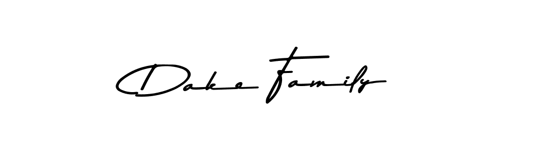 Make a beautiful signature design for name Dake Family. With this signature (Asem Kandis PERSONAL USE) style, you can create a handwritten signature for free. Dake Family signature style 9 images and pictures png