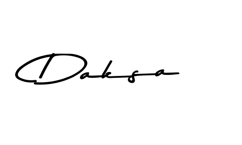 Daksa stylish signature style. Best Handwritten Sign (Asem Kandis PERSONAL USE) for my name. Handwritten Signature Collection Ideas for my name Daksa. Daksa signature style 9 images and pictures png