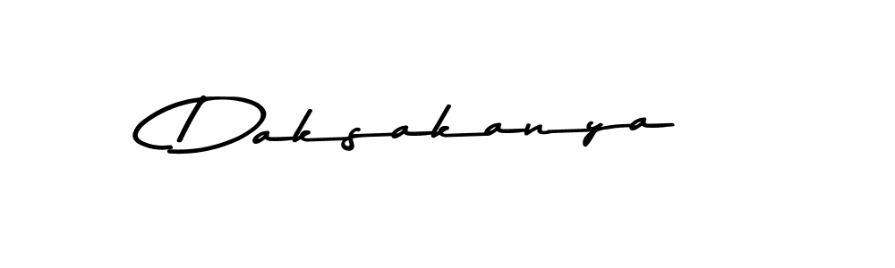 How to make Daksakanya signature? Asem Kandis PERSONAL USE is a professional autograph style. Create handwritten signature for Daksakanya name. Daksakanya signature style 9 images and pictures png