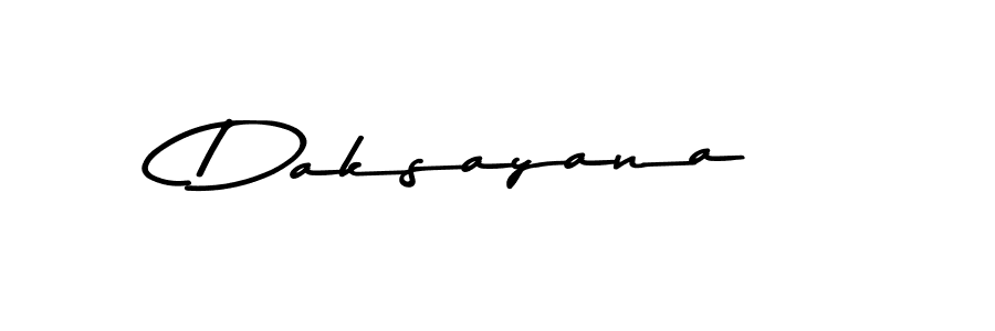 Design your own signature with our free online signature maker. With this signature software, you can create a handwritten (Asem Kandis PERSONAL USE) signature for name Daksayana. Daksayana signature style 9 images and pictures png