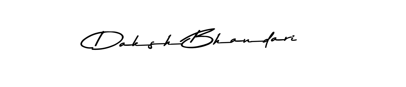 Also we have Daksh Bhandari name is the best signature style. Create professional handwritten signature collection using Asem Kandis PERSONAL USE autograph style. Daksh Bhandari signature style 9 images and pictures png