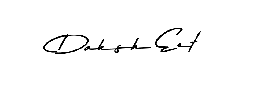 The best way (Asem Kandis PERSONAL USE) to make a short signature is to pick only two or three words in your name. The name Daksh Eet include a total of six letters. For converting this name. Daksh Eet signature style 9 images and pictures png