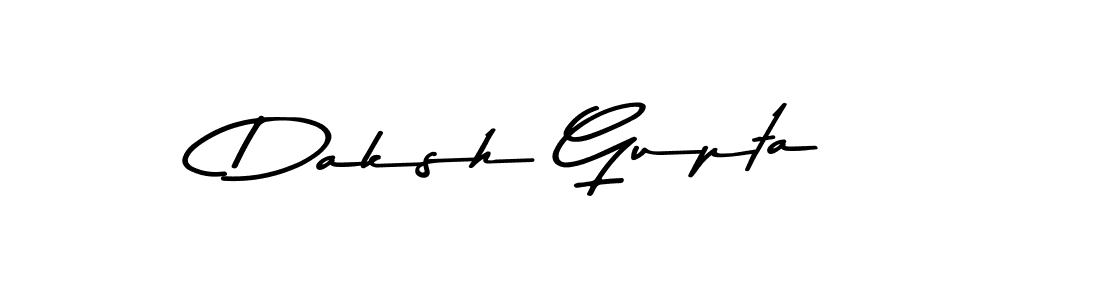 Create a beautiful signature design for name Daksh Gupta. With this signature (Asem Kandis PERSONAL USE) fonts, you can make a handwritten signature for free. Daksh Gupta signature style 9 images and pictures png