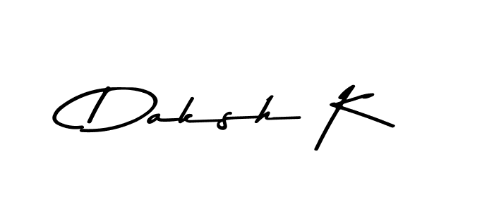 Similarly Asem Kandis PERSONAL USE is the best handwritten signature design. Signature creator online .You can use it as an online autograph creator for name Daksh K. Daksh K signature style 9 images and pictures png