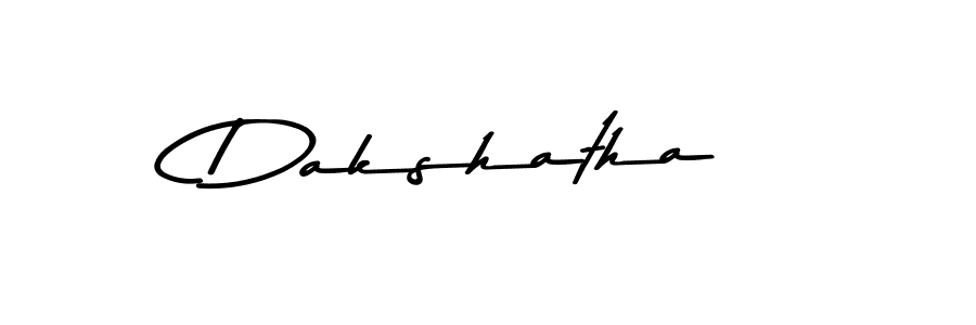 Make a beautiful signature design for name Dakshatha. With this signature (Asem Kandis PERSONAL USE) style, you can create a handwritten signature for free. Dakshatha signature style 9 images and pictures png