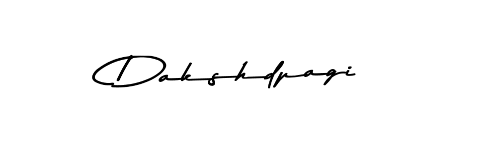 Design your own signature with our free online signature maker. With this signature software, you can create a handwritten (Asem Kandis PERSONAL USE) signature for name Dakshdpagi. Dakshdpagi signature style 9 images and pictures png
