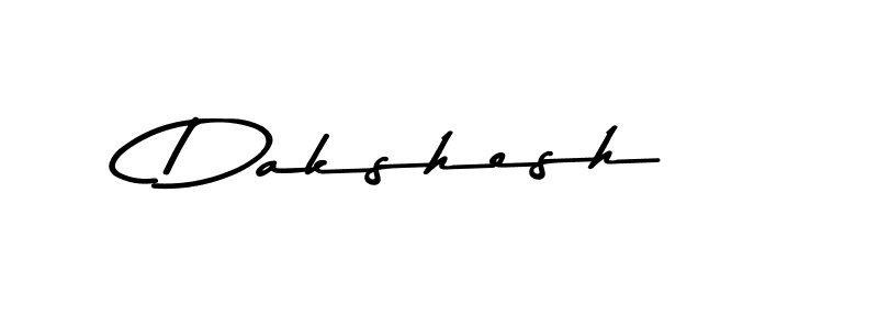 How to make Dakshesh name signature. Use Asem Kandis PERSONAL USE style for creating short signs online. This is the latest handwritten sign. Dakshesh signature style 9 images and pictures png