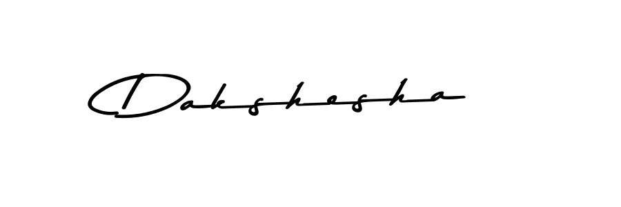How to make Dakshesha name signature. Use Asem Kandis PERSONAL USE style for creating short signs online. This is the latest handwritten sign. Dakshesha signature style 9 images and pictures png