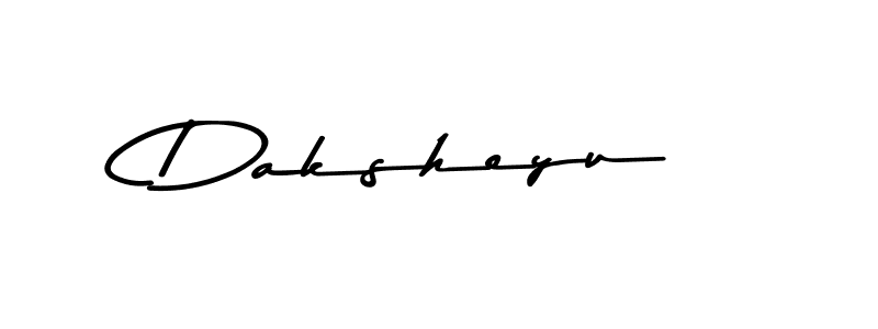 How to make Daksheyu name signature. Use Asem Kandis PERSONAL USE style for creating short signs online. This is the latest handwritten sign. Daksheyu signature style 9 images and pictures png