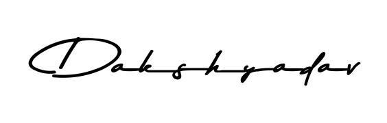 Similarly Asem Kandis PERSONAL USE is the best handwritten signature design. Signature creator online. You can use it as an online autograph creator for name Dakshyadav. Dakshyadav signature style 9 images and pictures png