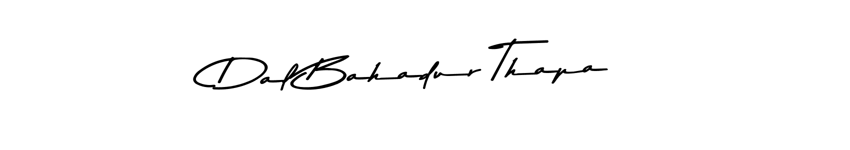 The best way (Asem Kandis PERSONAL USE) to make a short signature is to pick only two or three words in your name. The name Dal Bahadur Thapa include a total of six letters. For converting this name. Dal Bahadur Thapa signature style 9 images and pictures png