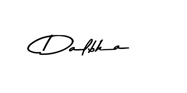 Similarly Asem Kandis PERSONAL USE is the best handwritten signature design. Signature creator online .You can use it as an online autograph creator for name Dalbha. Dalbha signature style 9 images and pictures png