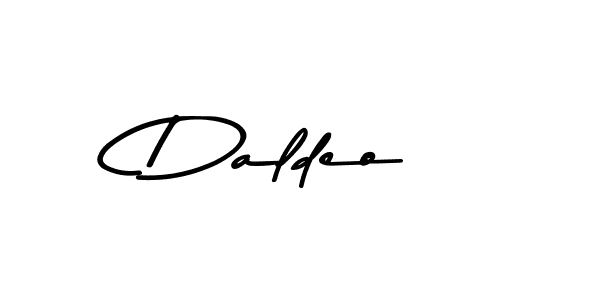 Design your own signature with our free online signature maker. With this signature software, you can create a handwritten (Asem Kandis PERSONAL USE) signature for name Daldeo. Daldeo signature style 9 images and pictures png