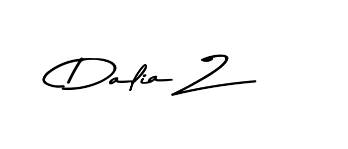Create a beautiful signature design for name Dalia Z. With this signature (Asem Kandis PERSONAL USE) fonts, you can make a handwritten signature for free. Dalia Z signature style 9 images and pictures png